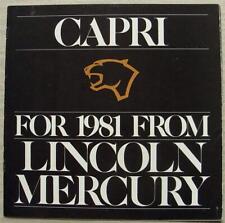 Mercury capri usa for sale  LEICESTER