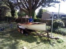 National mahogany dinghy for sale  WHITCHURCH