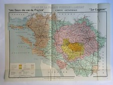 Wine map cognac d'occasion  Paris VI