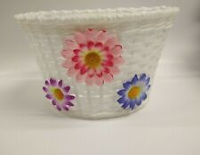 Bicycle basket white for sale  Los Angeles