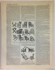 Gravure presse chaises d'occasion  France