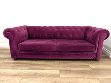 Sofa seater purple for sale  BRISTOL