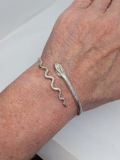 Sterling silver snake for sale  GODALMING