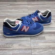 Tênis New Balance 574 masculino desbotado cobalto tamanho 8.5 comprar usado  Enviando para Brazil