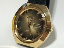 Vintage 1980's OURO Oval Mido Multifort Relógio Masculino Perfeito NOVO Estado 25 Judeu comprar usado  Enviando para Brazil
