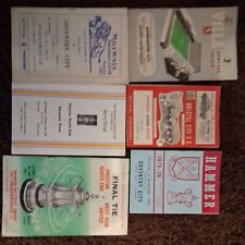 Football programmes joblot for sale  COVENTRY