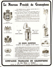 Pub gramophone 1908 d'occasion  Expédié en Belgium