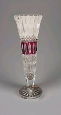 Lead crystal vase for sale  Cheshire