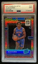 Usado, 2022-23 Donruss Optic Jalen Duren Photon Rookie RC #227 pistões PSA 9 comprar usado  Enviando para Brazil