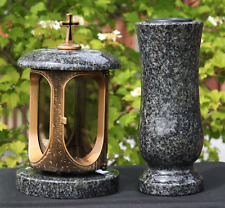 Grablaterne vase stein gebraucht kaufen  Borken