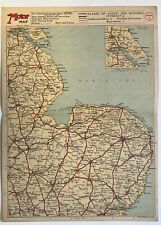 1950s motor map for sale  CRAIGAVON