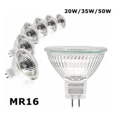 10 piezas MR16 12V Bombilla Halógena Downlight Foco Foco Luz Punto GU5.3 20W 35W 50W segunda mano  Embacar hacia Mexico