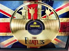The Beatles Parlophone LP disco dourado emoldurado madeira cerejeira edição limitada certificado de autenticidade 363/500 comprar usado  Enviando para Brazil