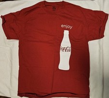 Camiseta Enjoy Coca-Cola Bottle vermelha masculina tamanho G nova sem etiquetas rara comprar usado  Enviando para Brazil