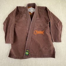 Jaqueta CTRL Industries Gi Tamanho A1 Marrom (LEIA) BJJ Brazilian Jiu Jitsu Distress comprar usado  Enviando para Brazil