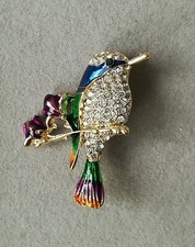 Kolibri brosche gold gebraucht kaufen  Recklinghausen