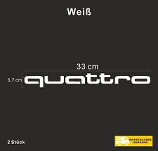 Quattro aufkleber 33cm gebraucht kaufen  Braunschweig