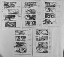 James bond storyboards for sale  Keller