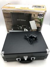 Gramofon Victrola Journey+ Bluetooth, 3-biegowy, czarny, design retro, używany na sprzedaż  PL