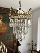 Vintage waterfall crystal for sale  SUNBURY-ON-THAMES