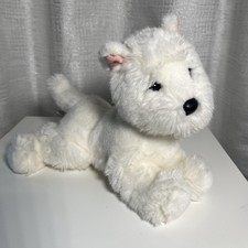 Douglas Cuddle Toys White Westie cachorro de pelúcia bicho de pelúcia 9" West Highland comprar usado  Enviando para Brazil
