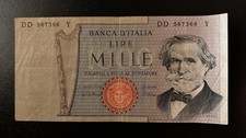 mille lire giuseppe verdi usato mille lire giuseppe verdi usato Roma