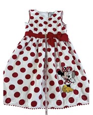 Vestido de bolinhas Minnie Mouse parques da Disney para meninas tamanho médio comprar usado  Enviando para Brazil