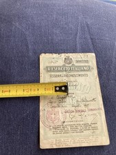 Tessera regio esercito usato  Milano