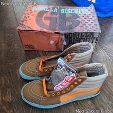 Tênis Gorilla Biscuits Vans Sk8-Hi marrom masculino EUA 9,5 do Japão F/S comprar usado  Enviando para Brazil