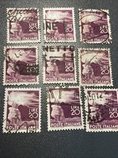 Francobolli italia 1945serie usato  Varese