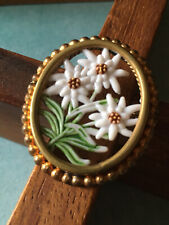 Broche vintage fleurs d'occasion  Besançon