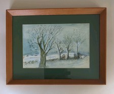 Framed original watercolour for sale  YORK