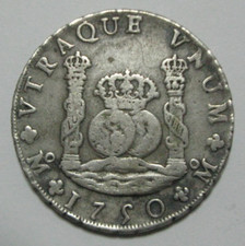 Usado, ZALDI2010 - FERNANDO VI , 8 REALES DE 1750 , MEXICO , COPIA , COPY , PLATA comprar usado  Enviando para Brazil