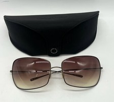 Óculos de sol Oliver Peoples Papillon W antigo dourado meta armação marrom lente degradê comprar usado  Enviando para Brazil