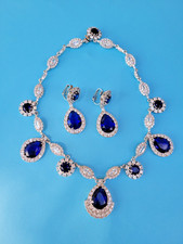Ciner sapphire necklace for sale  Florence