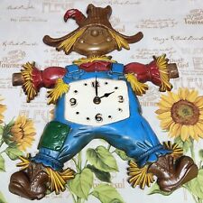 Scarecrow wall clock for sale  Rochelle