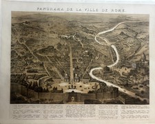 Roma panorama ville usato  Roma