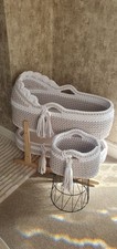 Crochet moses basket for sale  PRESTON