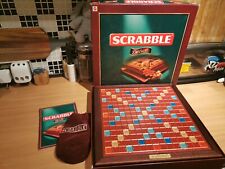 Scrabble deluxe wooden for sale  PERTH