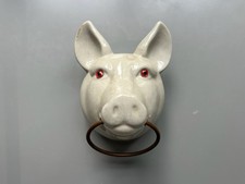 Schweinekopf handtuchhalter po gebraucht kaufen  Hamburg