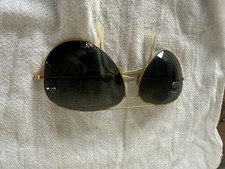 Óculos de sol aviador vintage B&L Ray Ban XL acabamento dourado EUA armação dourada BL 64-14, usado comprar usado  Enviando para Brazil