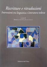 Libro riscritture ritraduzioni usato  Torino