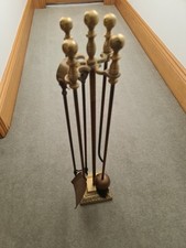 antique brass companion set for sale antique brass companion set for sale LINCOLN
