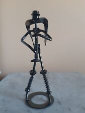 Używany, Metalowa  modernistyczna figurka Grajka na sprzedaż  PL