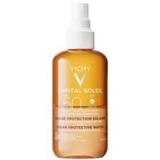 Vichy Capital Soleil Protetor Solar Água Bronzeado Intenso FPS50 200ml + Rosto Novo comprar usado  Enviando para Brazil