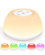 Lâmpadas de cabeceira, lâmpada LED recarregável com luzes brancas quentes, luz noturna colorida RGB comprar usado  Enviando para Brazil