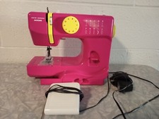 Máquina de costura Janome New Home 10 pontos modelo 525B rosa FUNCIONA TESTADO comprar usado  Enviando para Brazil