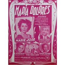 Usado, Piano Garcia Fernando Maria Dolores Bolero cantor 1949 comprar usado  Enviando para Brazil
