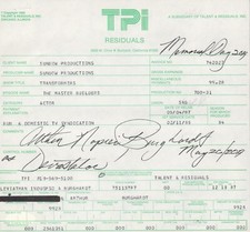 ARTHUR BURGHARDT Podpisane transformatory DEWASTATOR Kontrola pozostałości JSA COA Cert, używany na sprzedaż  Wysyłka do Poland
