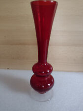 Vase glas rot gebraucht kaufen  Waldkirch